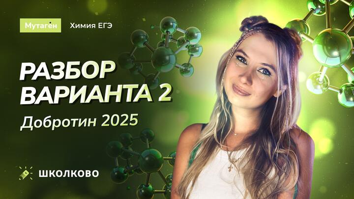 Разбор варианта 2 | Добротин 2025