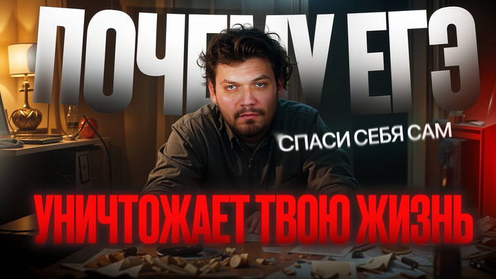 Лекция №4. Почему ЕГЭ уничтожает твою жизнь. Спаси себя сам