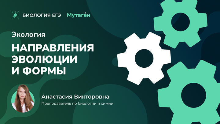 Эволюция. Макроэволюция. Направления эволюции и формы