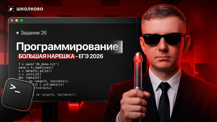 Программирование | Задание 26 | БОЛЬШАЯ НАРЕШКА - ЕГЭ 2026