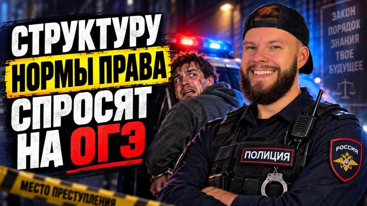 Структура нормы | Бесплатный урок ОГЭ обществознание