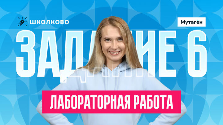 Лабораторная работа по заданию 6 из ЕГЭ по химии