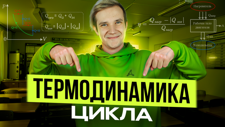 Термодинамика цикла за 5 минут | ЕГЭ 2025 по физике
