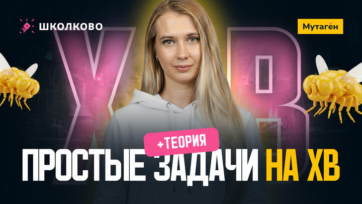 Разбор простых задач на Закон ХВ + теория