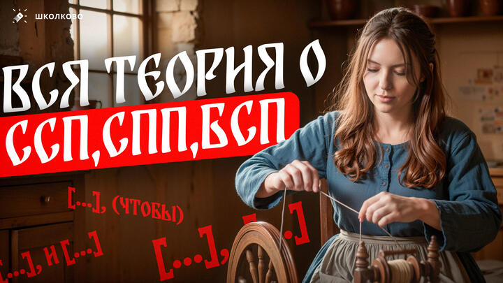 Сложносочинённые, сложноподчинённые и бессоюзные сложные предложения. Вся теория. Чётко и без воды.