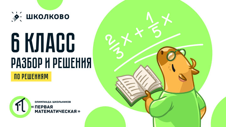 6 класс (по РЕШЕНИЯМ): разбор и решения