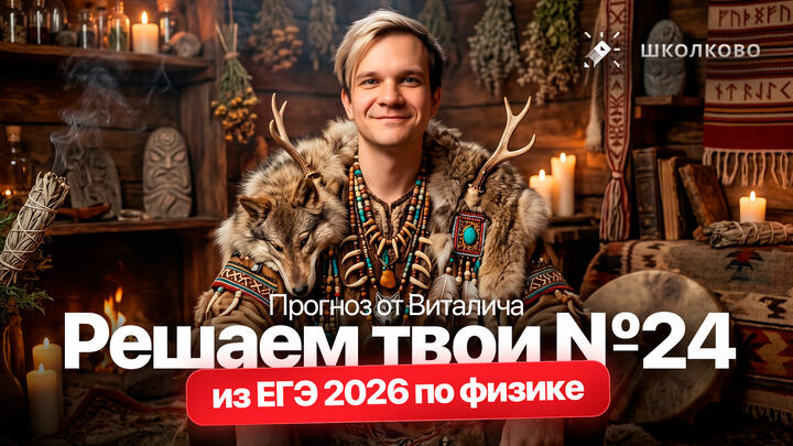 Решаем твой №24 из ЕГЭ 2026 по физике | Прогноз от Виталича