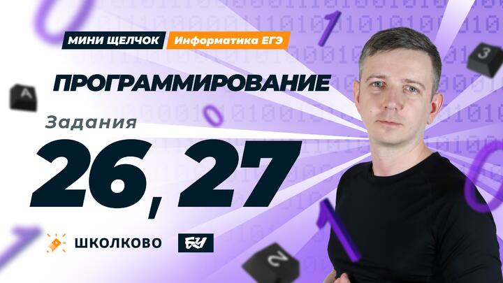 Программирование. Задания 26, 27