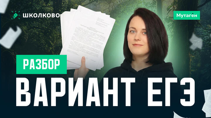 Разбор варианта ЕГЭ