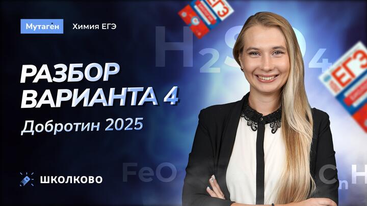Разбор варианта 4 | Добротин 2025