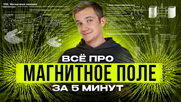 Магнитное поле за 5 минут | ЕГЭ 2025 по физике