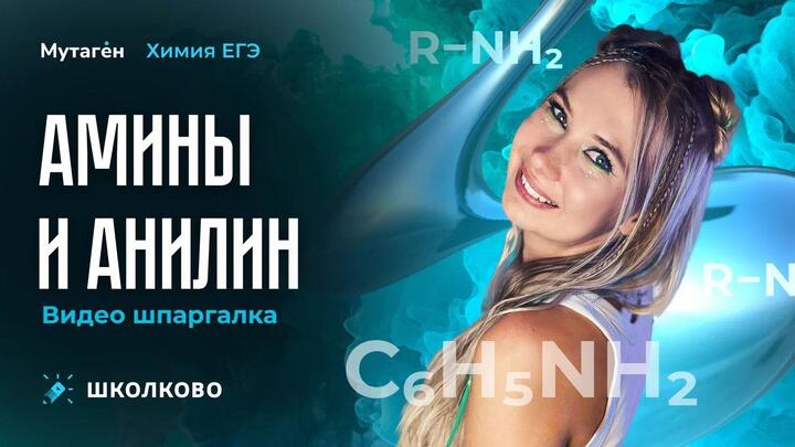 Амины и Анилин | Видео шпаргалка | подготовка к ЕГЭ-2025 по химии