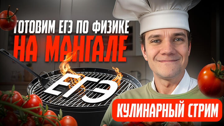 КУЛИНАРНЫЙ СТРИМ | Готовим ЕГЭ по физике на мангале