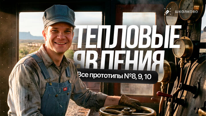 Решаем ВСЕ прототипы №8, 9, 10 | Тепловые явления | Первая часть ЕГЭ 2026 по физике 