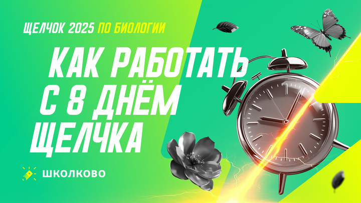 Как работать с 8 днем щелчка по Биологии 
