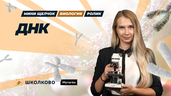 Ролик. ДНК | подготовка к ЕГЭ по биологии 2025