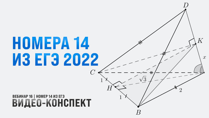 Видео-конспект |  №14 из ЕГЭ 2022 | Часть-1