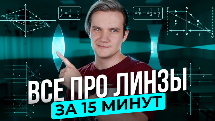 Линзы и построения в них за 5 минут | ЕГЭ 2025 по физике