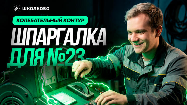 Шпаргалка по Колебательному контуру для №23 из ЕГЭ по физике
