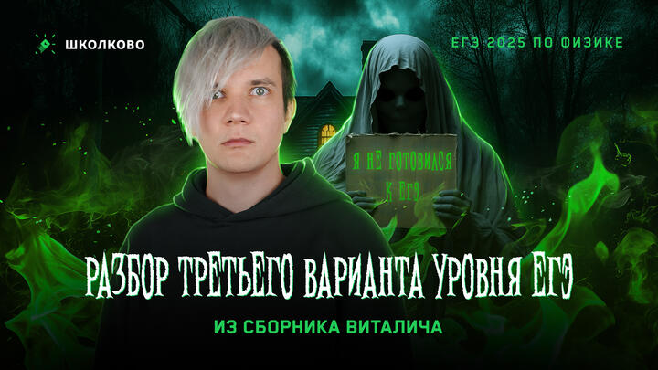 Разбор реального варианта №3 ЕГЭ 2025 по физике | Сборник Виталича | Уровень ЕГЭ