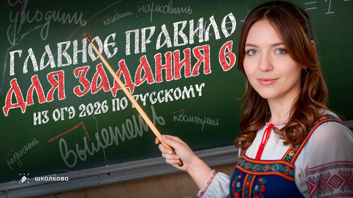 Самое популярное правило для задания №6 из ОГЭ по русскому языку