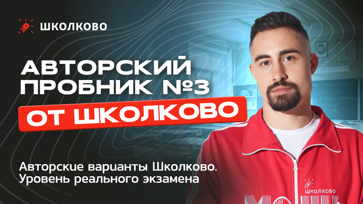 Авторский пробник №3 от Школково по математике. Уровень реального экзамена