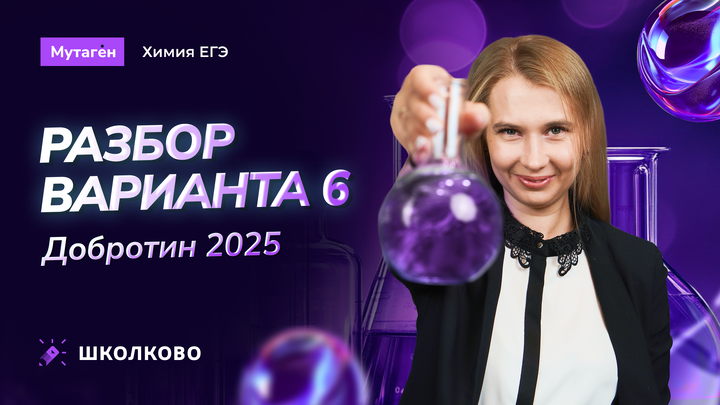 Разбор варианта 6 | Добротин 2025