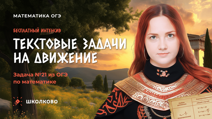 Текстовые задачи на движение. Задача №21 из ОГЭ по математике.
