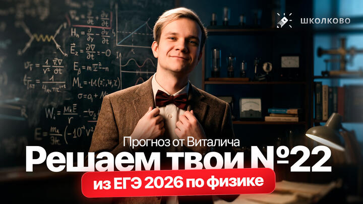 Решаем твой №22 из ЕГЭ 2026 по физике | Прогноз от Виталича