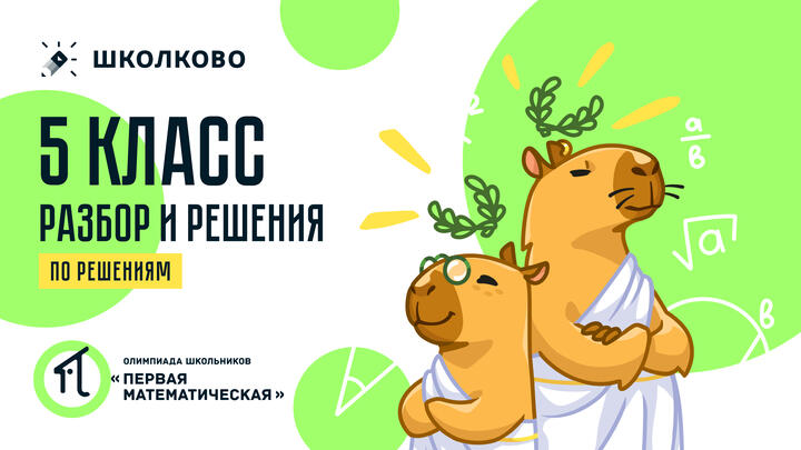 5 класс (по РЕШЕНИЯМ): разбор и решения