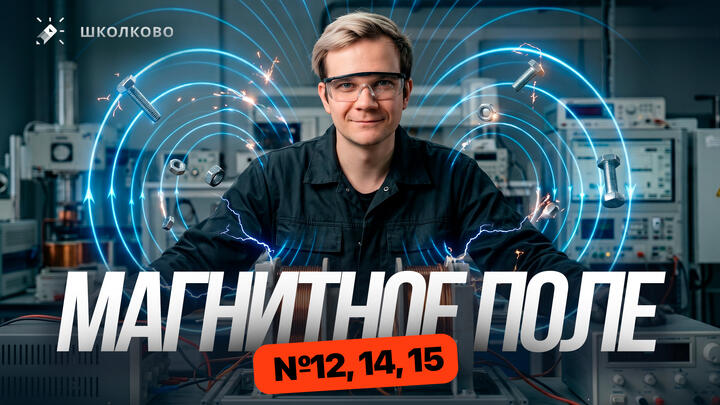 Решаем ВСЕ прототипы №12, 14, 15 | Магнитное поле | Первая часть ЕГЭ 2026 по физике
