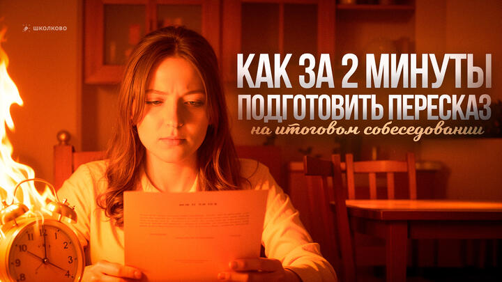 Как подготовить пересказ на итоговом собеседовании в 9 классе за 2 минуты?