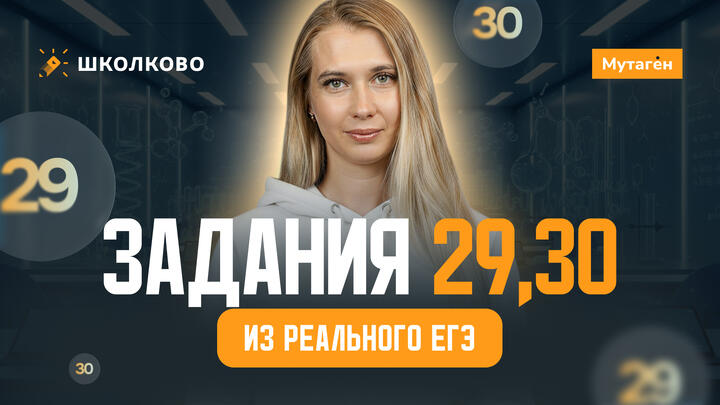 Разбор заданий 29-30 из реальных ЕГЭ 