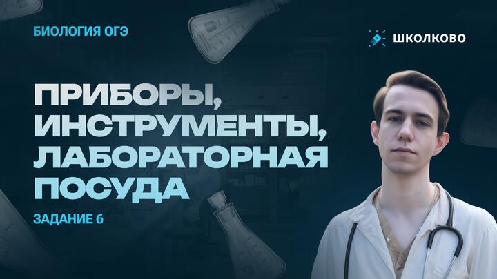Задание 6: приборы, инструменты, лабораторная посуда