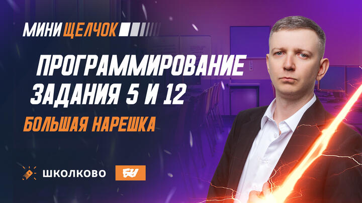Программирование | Задания 5 и 12 | БОЛЬШАЯ НАРЕШКА