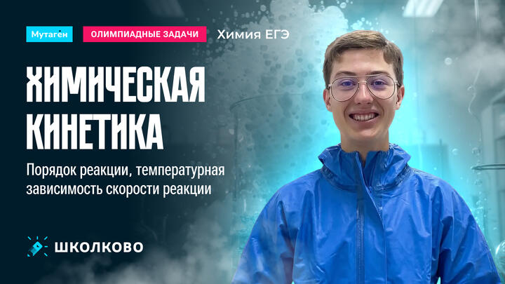 Химическая кинетика (порядок реакции, температурная зависимость скорости реакции) | Подготовка к ЕГЭ - 2026 по химии