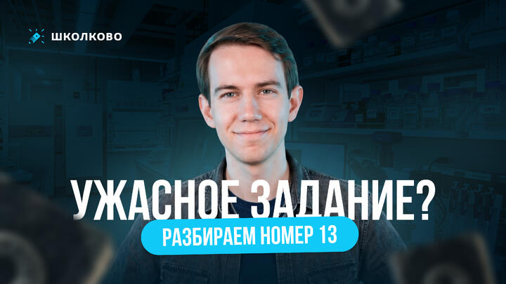 Ужасное задание? Разбираем номер 13