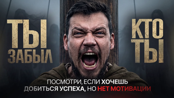 ТЫ ЗАБЫЛ, КТО ТЫ! ПОСМОТРИ, ЕСЛИ ХОЧЕШЬ ДОБИТЬСЯ УСПЕХА, НО НЕТ МОТИВАЦИИ