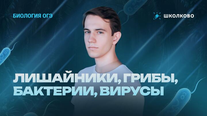 Лишайники, грибы, бактерии, вирусы