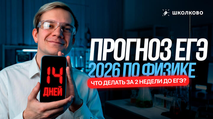 ПРОГНОЗ ЕГЭ 2026 ПО ФИЗИКЕ | Что делать за 2 недели до ЕГЭ? Как работать с прогнозом?