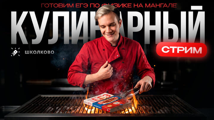 КУЛИНАРНЫЙ СТРИМ | Готовим ЕГЭ по физике на мангале