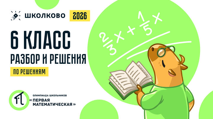 6 класс (по РЕШЕНИЯМ): разбор и решения