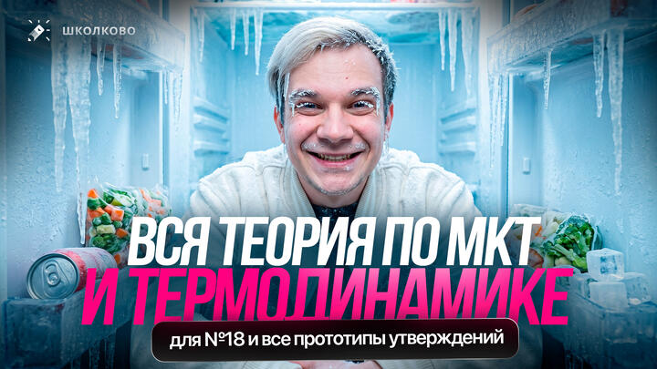 Вся теория по МКТ и Термодинамике для №18 и все прототипы утверждений | ЕГЭ 2026 по физике