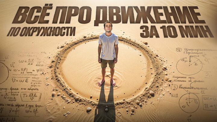 Теория за 5 минут | Всё про движение по окружности